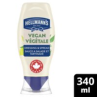 Hellmann's - Plant Based Mayo Egg-Free Spread & Dressing, 340 Millilitre