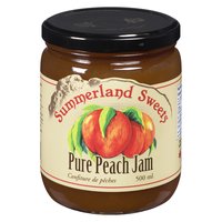 Summerland Sweets - Pure Peach Jam, 500 Millilitre