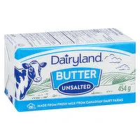 Dairyland - Butter Unsalted, 454 Gram