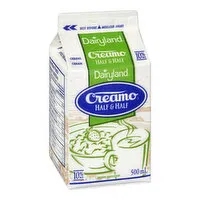 Dairyland - Creamo Half & Half Creamer, 10% M.F., 473 Millilitre