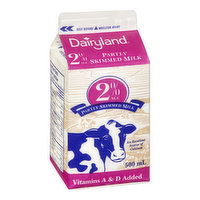 Dairyland - Milk 2%, 473 Millilitre