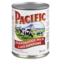 Pacific - Evaporated Milk, 354 Millilitre