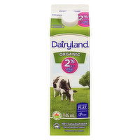 Dairyland - Organic Milk 2%, 946 Millilitre