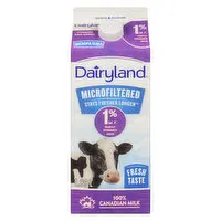 Dairyland - Microfiltered Milk 1% M.F., 1.89 Litre