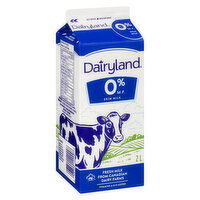 Dairyland - Skim Milk Fat Free, 2 Litre