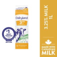 Dairyland - Homogenized Milk 3.25%, 1 Litre