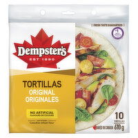 Dempsters - Dempster Plain Tortilla 10 Inch, 10 Each