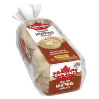 Dempster's - Whole Wheat English Muffins, 6 Each