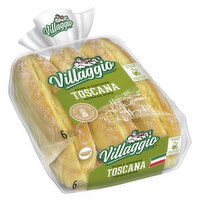 Villaggio - Toscana Sausage Buns, 6 Each