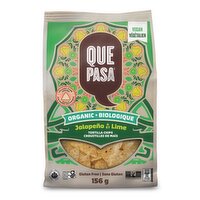 QUE PASA - Organic Jalapeno & Lime Chips, 156 Gram