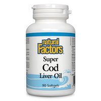 Natural Factors - Cod Liver Oil, 90 Each