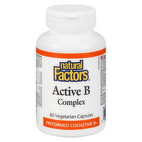 Natural Factors - Active B Complex BioCoenzymated, 60 Each