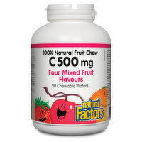 Natural Factors - Vitamin C Fruit 500mg, 90 Each