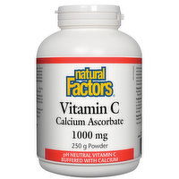 Natural Factors - Calcium Ascorbate, 250 Gram