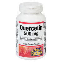 Natural Factors - Quercetin 500 MG, 60 Each