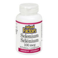 Natural Factors - Selenium 100mcg, 90 Each