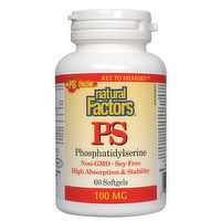 Natural Factors - Phosphatidylserine 100mg, 60 Each