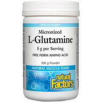 Natural Factors - L-Glutamine Micronized, 300 Gram