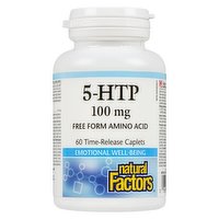 Natural Factors - 5 HTP 100mg, 60 Each