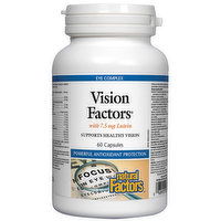 Natural Factors - Vision Factors, 90 Each