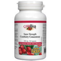 Natural Factors - CranRich Cranberry Concentrate Super Strength, 90 Each