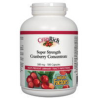 Natural Factors - CranRich Cranberry Concentrate Super Strength, 180 Each