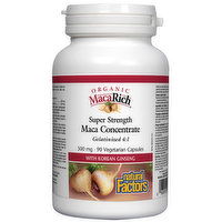 Natural Factors - Maca Concentrate Super Strength, 90 Each