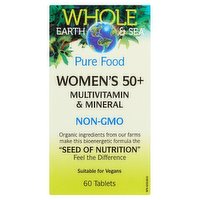 Whole Earth & Sea - Multivitamin & Mineral Women's 50+, 60 Each