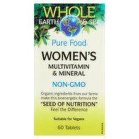 Whole Earth & Sea - Multivitamin & Mineral Women's, 60 Each