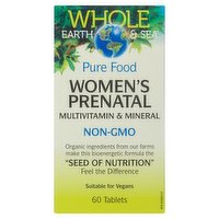 Whole Earth & Sea - Multivitamin & Mineral Women's Prenatal, 60 Each