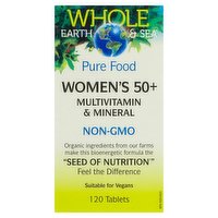 Whole Earth & Sea - Multivitamin & Mineral Women's 50+, 120 Each