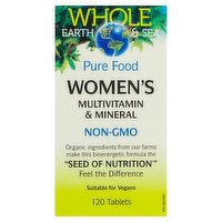 Whole Earth & Sea - Multivitamin & Mineral Women's, 120 Each