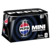 Pepsi - Pepsi Mini Cans Zero Sugar, 6 Each