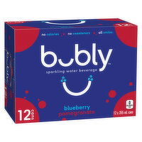 Bubly - Blueberry Pomegranate, 12 Each