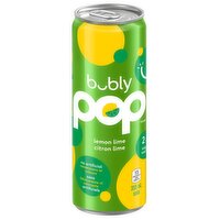 Bubly - Lemon Lime Soda, Sleek Can, 355 Millilitre