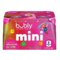 Bubly - Mini Melon Eclipse Sparkling Water, 222 mL Cans, 6 Each