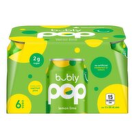 Bubly - Lemon Lime Soda, 6 Each