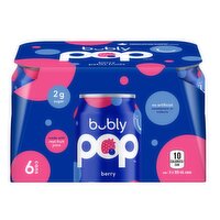 Bubly - Berry  Soda, 6 Each