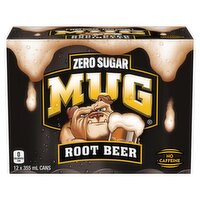Mug - Zero Sugar Root Beer, 355mL Cans, 12 Each