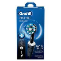 Oral B - Pro 500 Rchrg Black Toothbrush, 1 Each