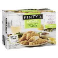 Pinty's - Bread Chicken Breasts Fillets Gluten Free, 750 Gram