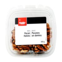 Quality Foods - Raw Pecan Halves, 100 Gram