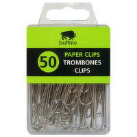 Buffalo - Metal Paper Clips - 50 pk