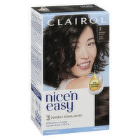 Clairol - Nice n Easy - 3 Brown Black, 1 Each