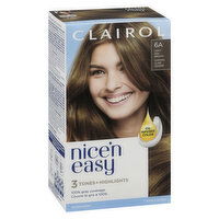 Nice & Easy - 6A Light Ash Brown Hair Colour, 1 Each