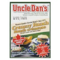 Uncle Dan's - Creamy Ranch Dressing Mix