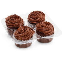 Bake Shop - Vegan Chocolate Cupcakes, 4 Each