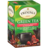 Twinings - Green Tea - Pomegranate, Raspberry & Strawberry, 20 Each