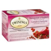 Twinings - Herbal Tea Pomegranate & Raspberry, 20 Each