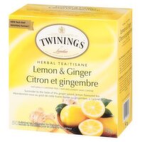 TWININGS - Lemon & Ginger, 50 Each